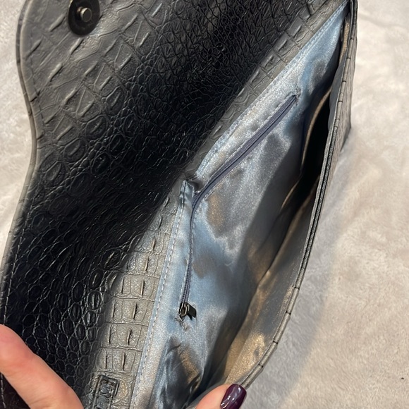 Skull clutch purse dark grey/grey - Picture 6 of 11